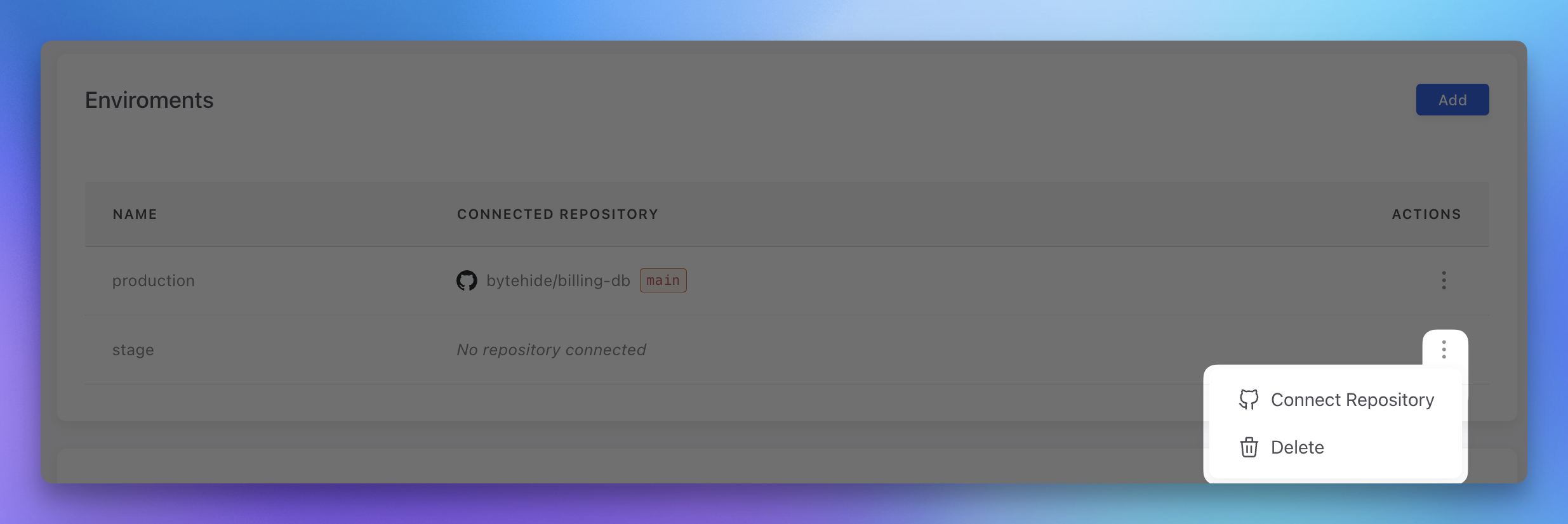 Github connect bytehide