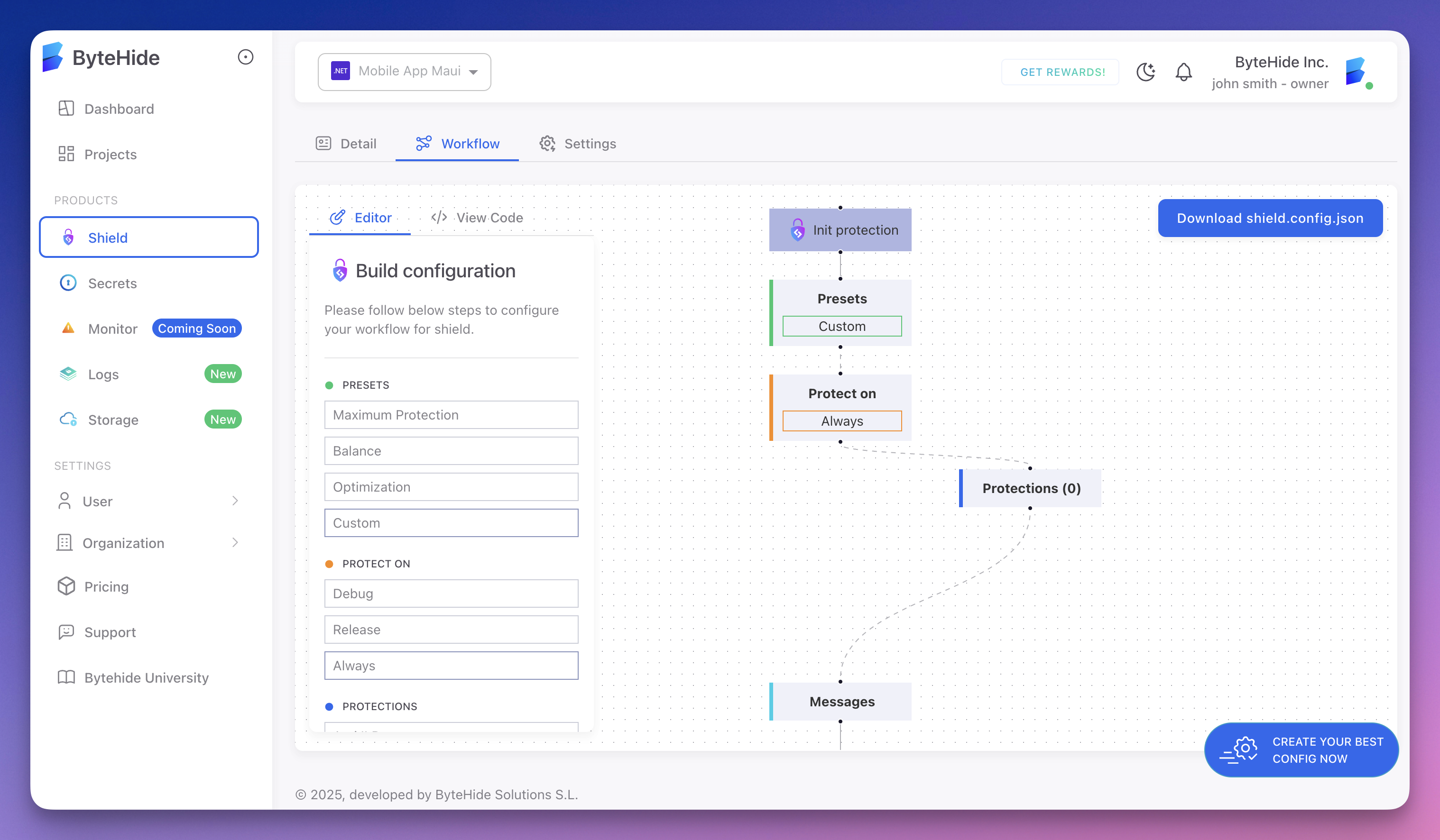 Cloud Configuration Interface